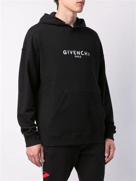 givenchy faded logo hoodie blue|reversible givenchy black hoodie.